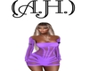 (A.H.)Kylie Purple Dress