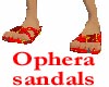 Ophera plaid sandals