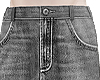 basic gray ripped jean
