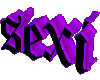 Animated 3D Purple Sexi