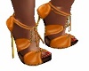 magestic orange heels