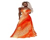 Orange Sparkle Gown