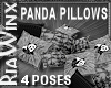 Panda Chat Pillows