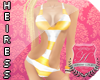 -H- Yellow Stripe Bikini
