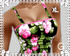 G l Pink Flowered XL