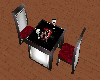 club heart table chairs