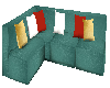 T Turquoise Sectional