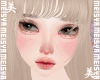 美 Cute Face Bows White