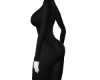 Ribbed Black Bodysuit