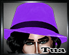 Purple Hat  Hair