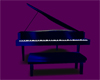 piano azul noche