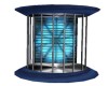 Blue dance cage