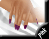 [Pink] Purple nails