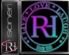 RH neon logo filler