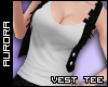 A| Vest Tee - White