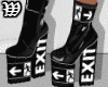 ⓦ EXIT ⓦ Black Boots