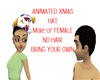 ANIMATED XMAS HAT M or F