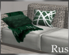 Rus Leaf Wicker Couch