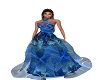 Blue Swiral Gown
