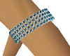 blue topaz (L) arm band