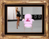 pink chair  teddybear