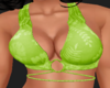 Green bikini top