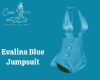 Evalina Blue Jumpsuit