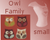 !bc! Owl Family Tee sml