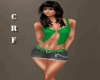 CRF*Green Belt Blk Skirt
