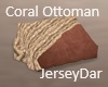Coral Ottoman