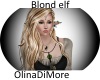 (OD) Blond long elf hair