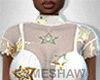 É. Starry Mesh Dress W