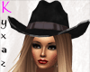 K~Black Cowgirl hat