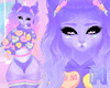🅜 CANDY: lilac fur
