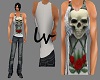 Skull Muscled Tank Top