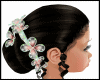 BLACK OPAL WEDDING HAIR