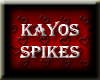 [K] Kayos Red Boot Spike