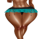 *LB* Teal black skirt