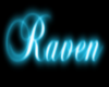 Raven neon rave sign