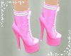 :G: Pink Boots Platforms
