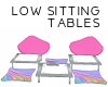 Neon Low Sitting Tables
