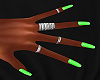 !P! Nails Green & Gloves