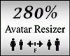 Avatar Scaler 280% F/M