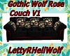 GothicWolfRose CouchV1