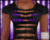 [BB] Torn Outfit Blk/Pur