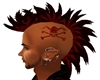 RED MOHAWK HAIRSTYLE