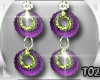 T~ Purple Earrings