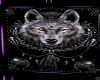 big purple/black wolf