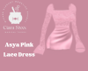 Asya Pink Lace Dress