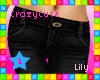 !Lily Cut-Offs Black